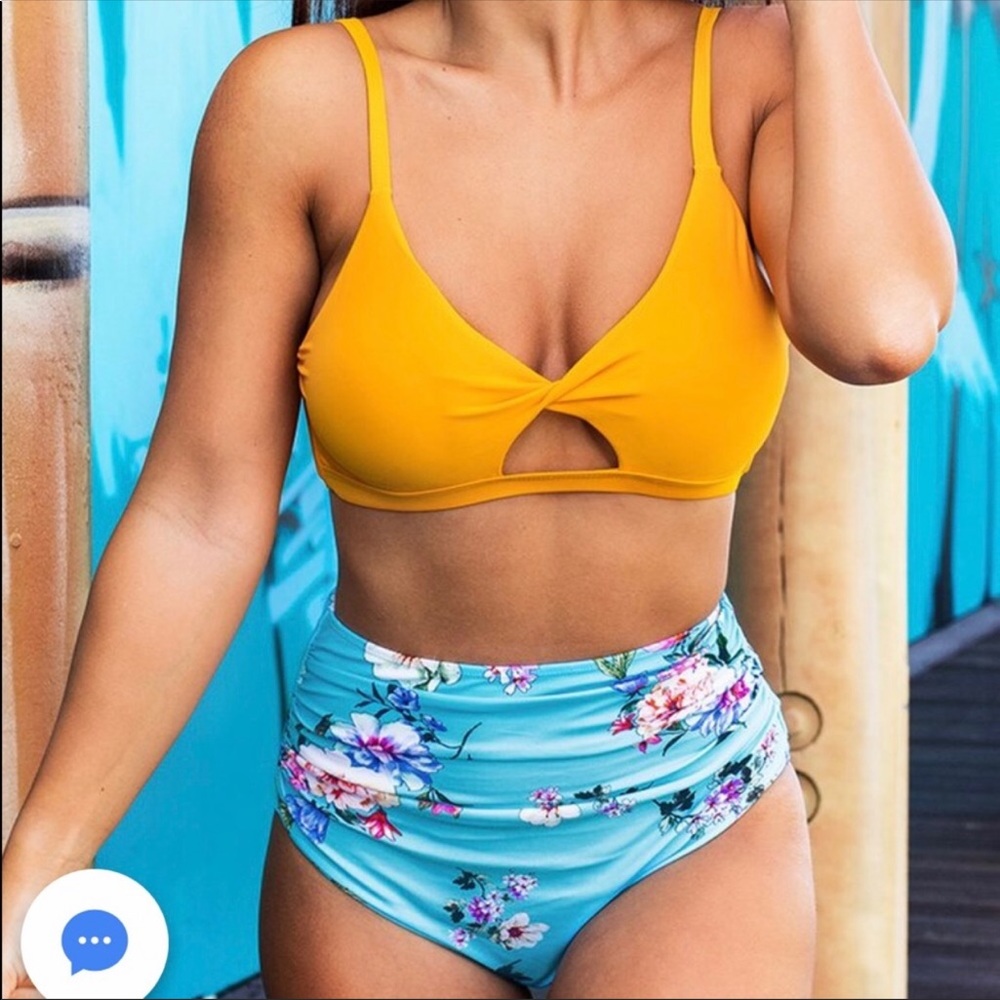 Cupshe Cut-Out High Waisted Bikini: Sz XL: NWT